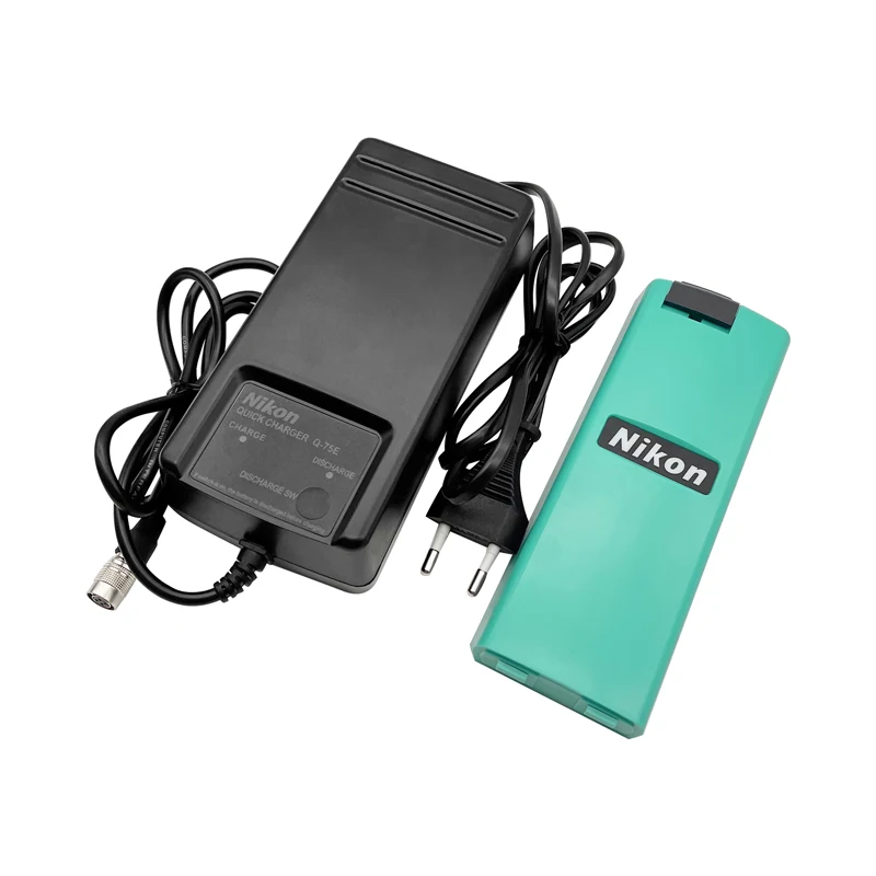BC-65 batteria con caricabatterie Q-75E per Nikon DTM-302 NPL-302 NPL-352 DTM-352 stazioni totali 7.2v 3800mAh NiMH