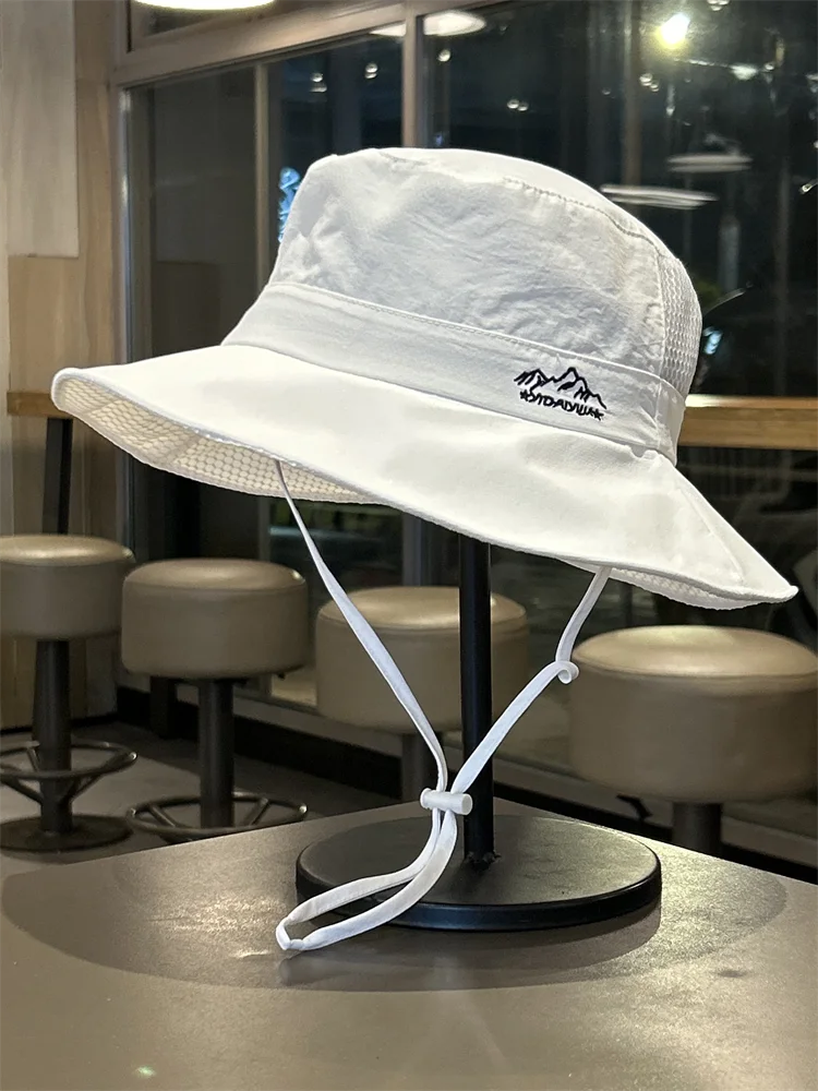 

Outdoor breathable quick drying bucket hat men and women summer visor hat big brim sun protection hat mountaineering