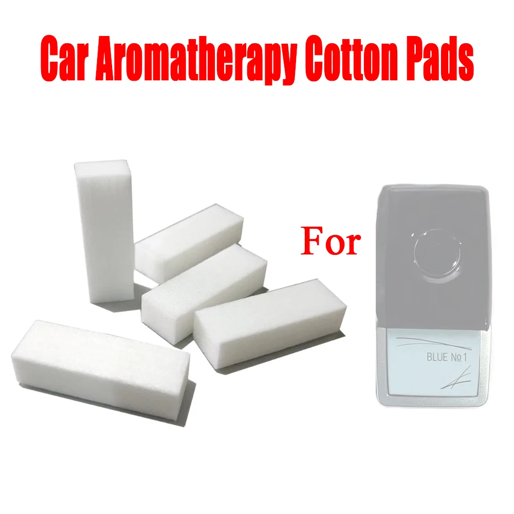 5PCS/10PCS Ambient Air Fragrance Replacement Blank Cotton Car Aromatherapy Cotton Pads for BMW G30 G11 X3-X7 3/5/7 Series