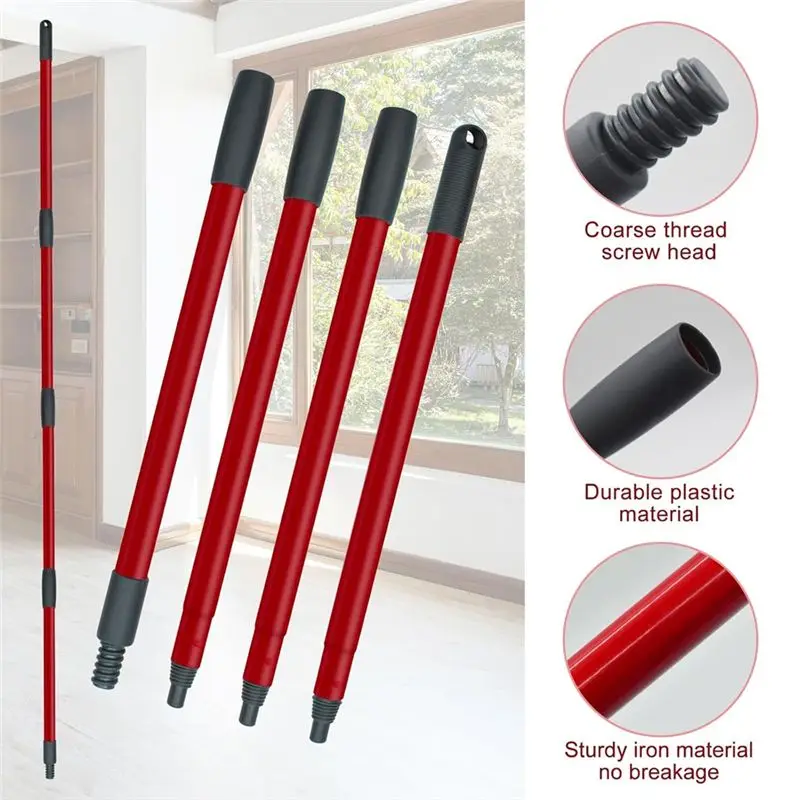Hot-Handle Replacement For Ocedar 4 Section Spin Mop-For O-Cedar/Vileda Turbo Refills