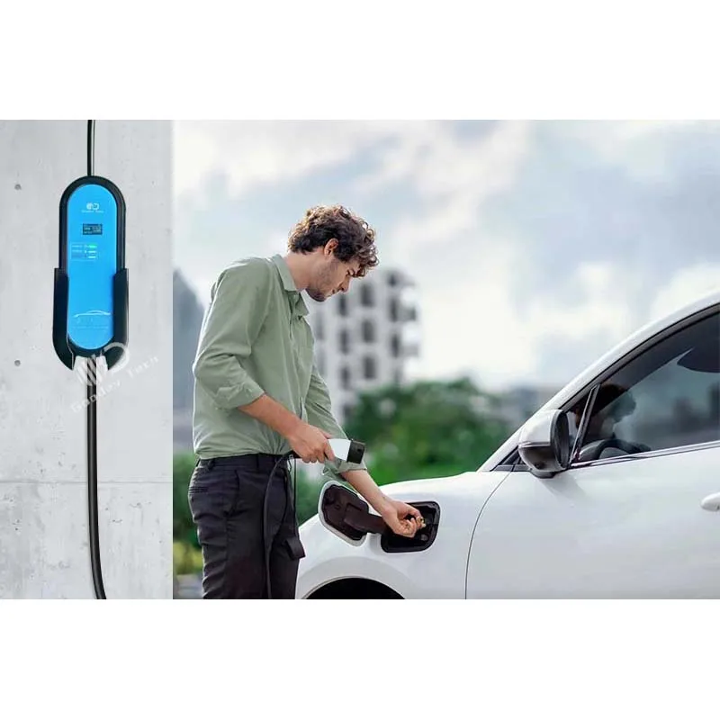 Портативное зарядное устройство для электромобилей типа 2, 16 А, 220 В, 3 кВт, 1 фаза Wallbox EVSE, быстрая зарядка, кабель 5 м TPE, EU Schuko для электромобиля IEC 62196-2