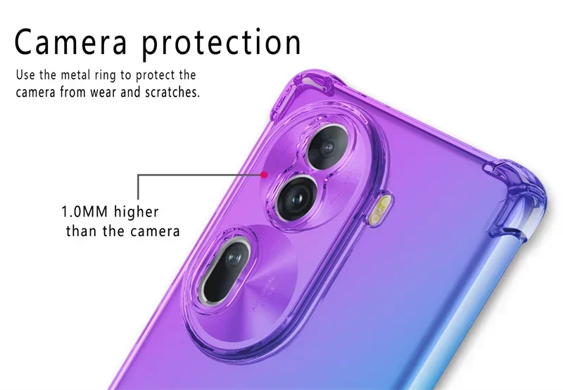 جراب tpu متدرج لـ oppo رينو ، غطاء واقي مقاوم للصدمات لـ 12 ، 11f ، 11 ، 10 pro + plus ، 8t lite ، 5g ، 4g #6