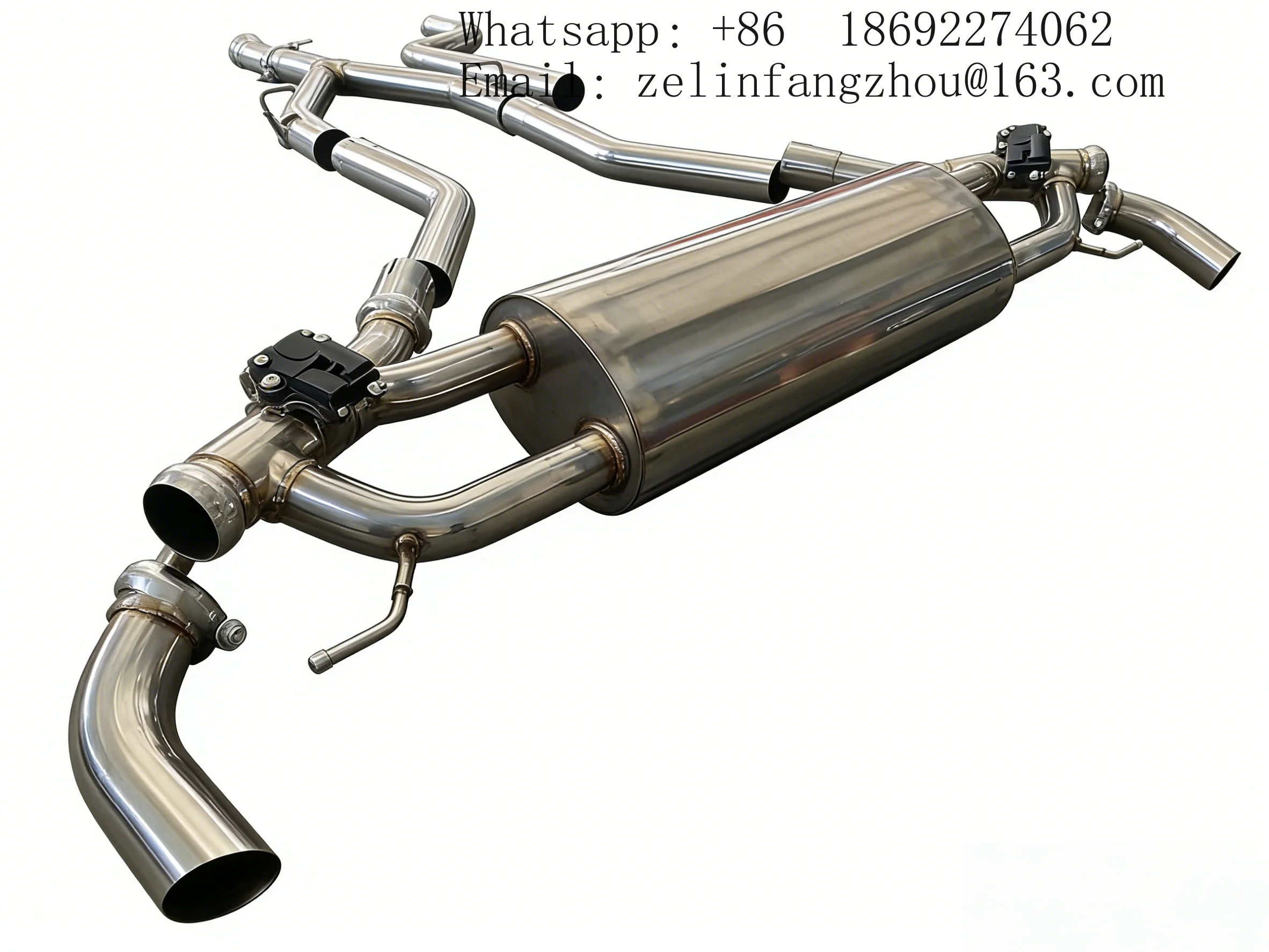 SS304 Valvetronic Catback Exhaust System For BMW X5 G05 B58 2019-2025 Enhances Sound Performance RES