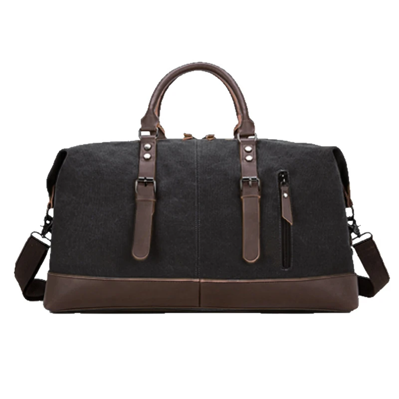 luggage bag - Large capacity men's or women's casual canvas bag - Shoulder strap crossbody and handbag for travel