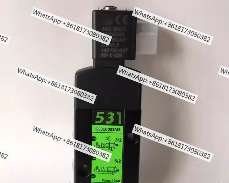 Mechanical parts solenoid valve veneer installation two position five way 2-point interface SCG531C001MS/SCG531C002MS
