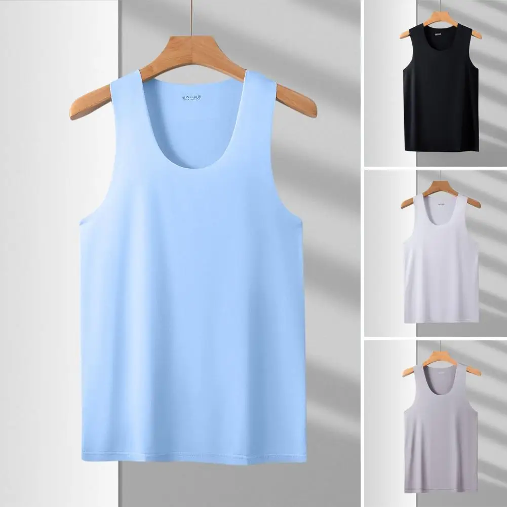 Tank Tops Men Cotton Running Vest Fitness Cool Summer Sleeveless Top Gym Sport Slim Casual Undershirt Male Colors