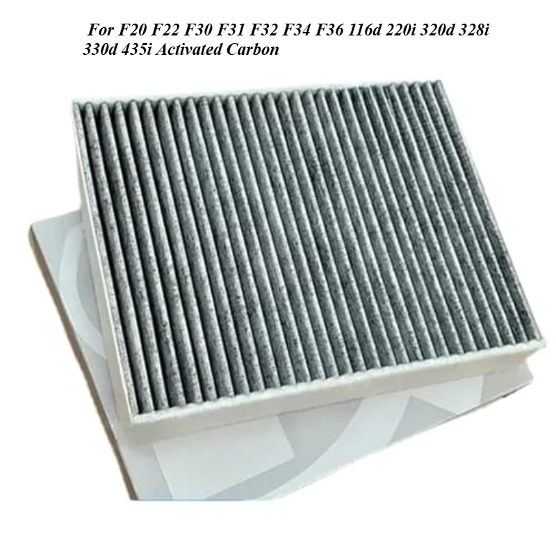 Car Cabin Filter Air 64119237555 64116821995 For F20 F22 F30 F31 F32 F34 F36 116d 220i 320d 328i 330d 435i Activated Carbon New