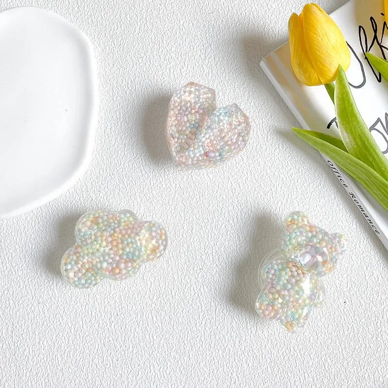 

Удобный держатель для телефона Cozy Quicksand Cloud Love Bear, складной кольцевой держатель-подставка Griptok для iPhone 16, подставка-держатель Pocket Tok