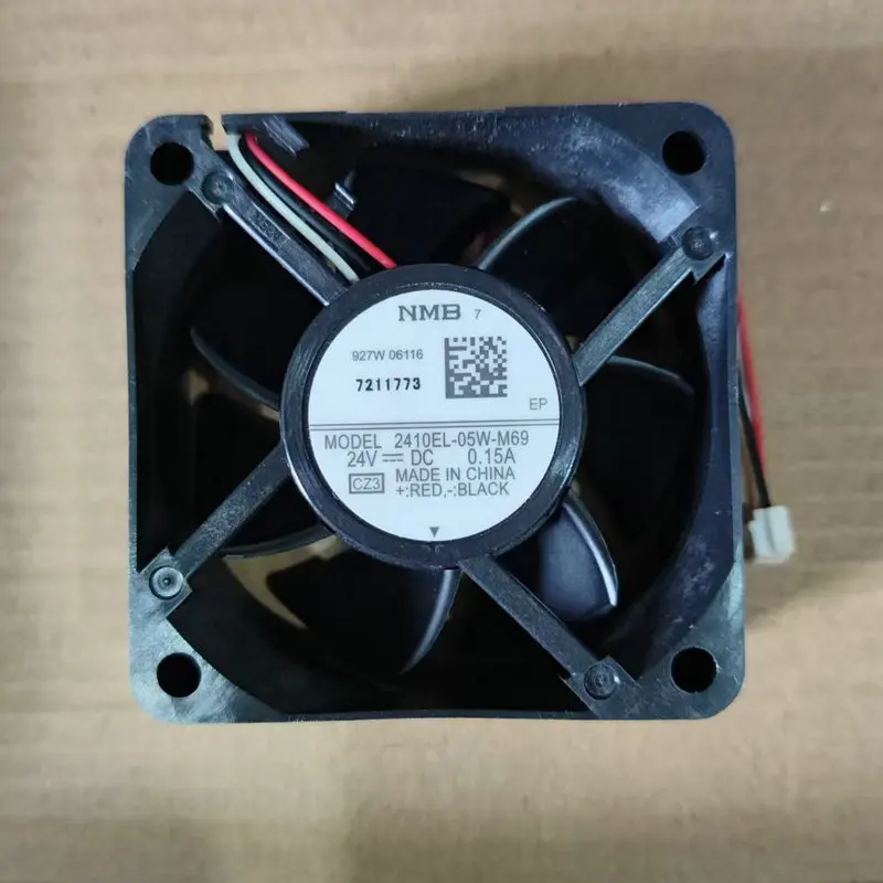 New Original 2410EL-05W-M69 DC24V 0.15A 3Lines 60*60*25MM Inverter Cooling Fan