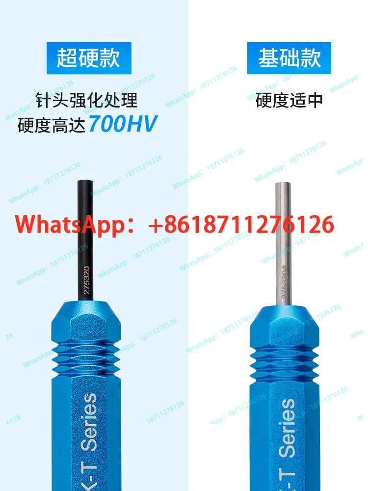 Jared Dehang Plug Round Tubular Needle Retriever Connector Return Pin Automotive Wire Harness Terminal Return Needle Set