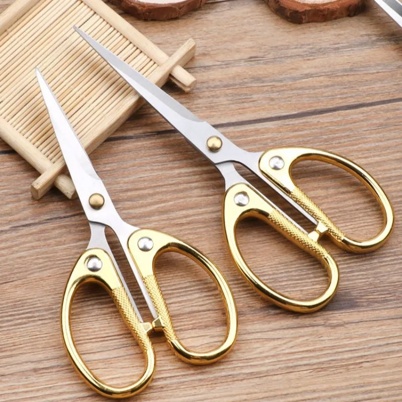 Tijeras de oficina, tijeras de papel de aleación de zinc de acero inoxidable, tijeras de mano para niños y estudiantes, tijeras de papelería