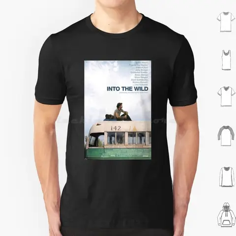 Into The Wild Original ( Hq ) T Shirt 6xl Cotton Cool Tee Into The Wild Film Movie Hollywood Cult Cult Movie Cult Film Cinema