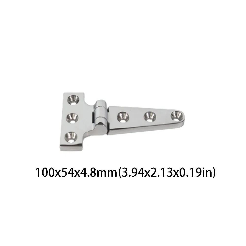316 Stainless Steel Marine Grade T Hinges Heavy Duty No Noise Heavy Duty Hinges With Screws Easy Mounting Boat Hinges Shed Door