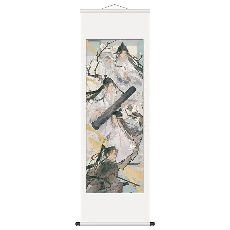 The Founder of Diabolism Animation Official Merch Ji Ping Sheng Series Badges Scroll Painting Screen Shikishi