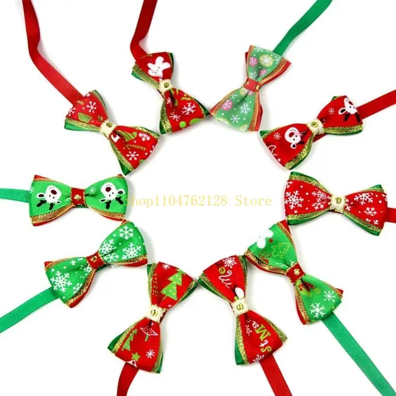 عطلة عيد الميلاد للقطط، طوق الكلب، ربطة العنق، حزام الرقبة القابل للتعديل، أفضل بيع