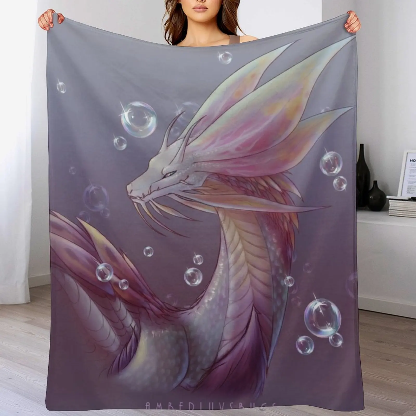 

Mizutsune Throw Blanket Plush Fuzzy Cozy Blanket for Couch Sofa