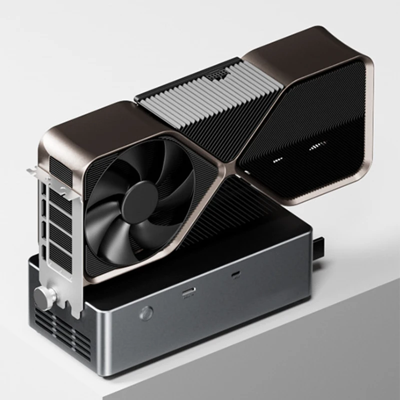 Док-станция AG01/02 USB4 PCIe4.0 X4 eGPU с поддержкой 100W PD и встроенным блоком питания 800W OCuLink