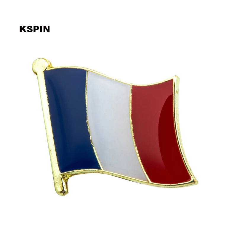 France  Flag Laple Pin Badge Brooch