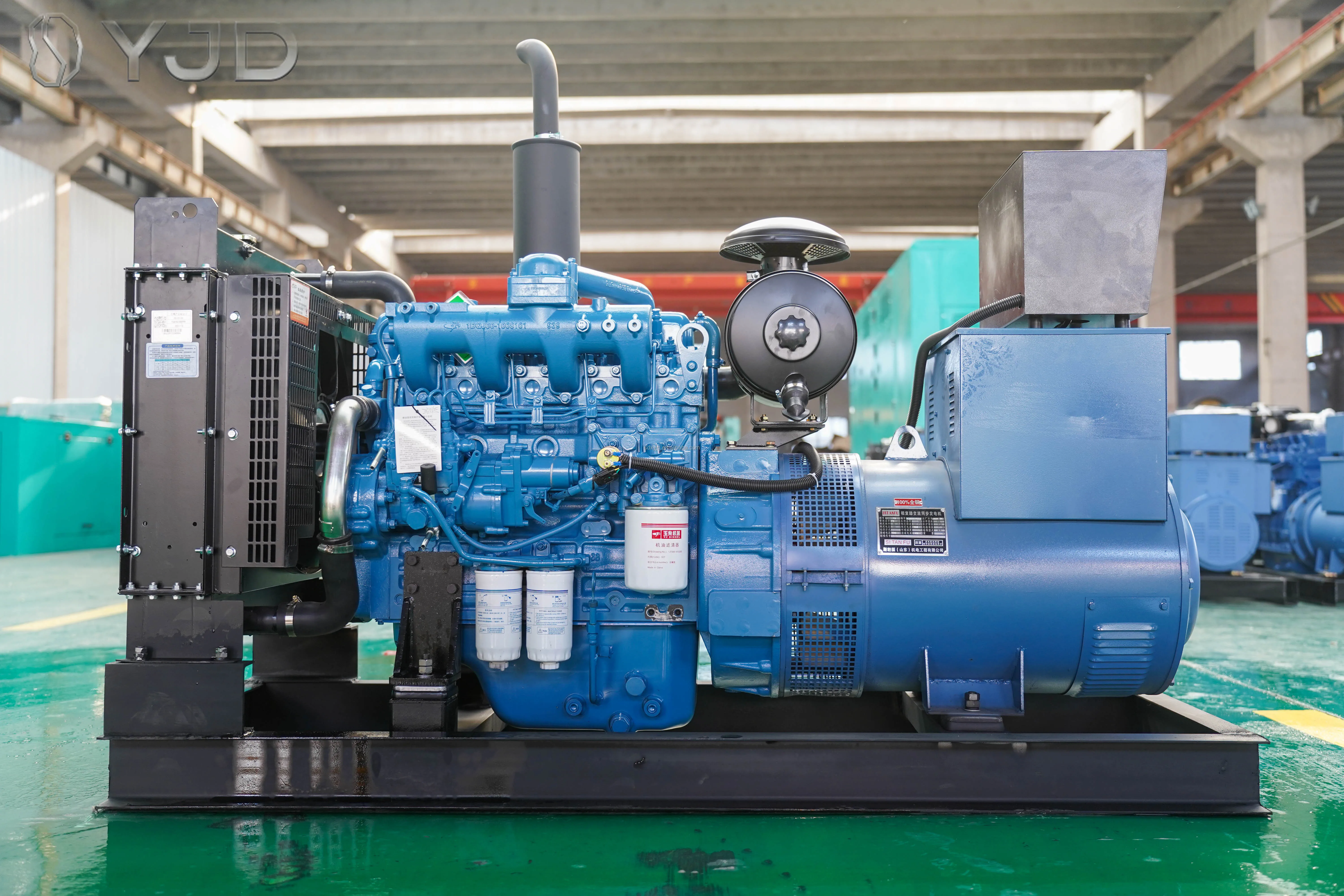 ZH4100ZD Silent Type 40KW Diesel Generator Model Rated at 400V/230V