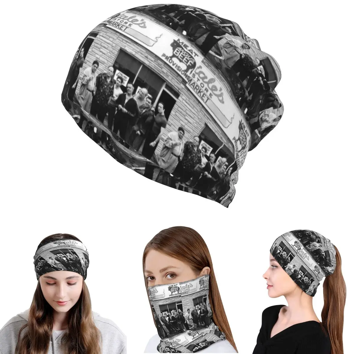 

The Sopranos Family Bandana Neck Gaiter Magic Scarf Warm Balaclava Beanies Hat Unisex Adult Winter