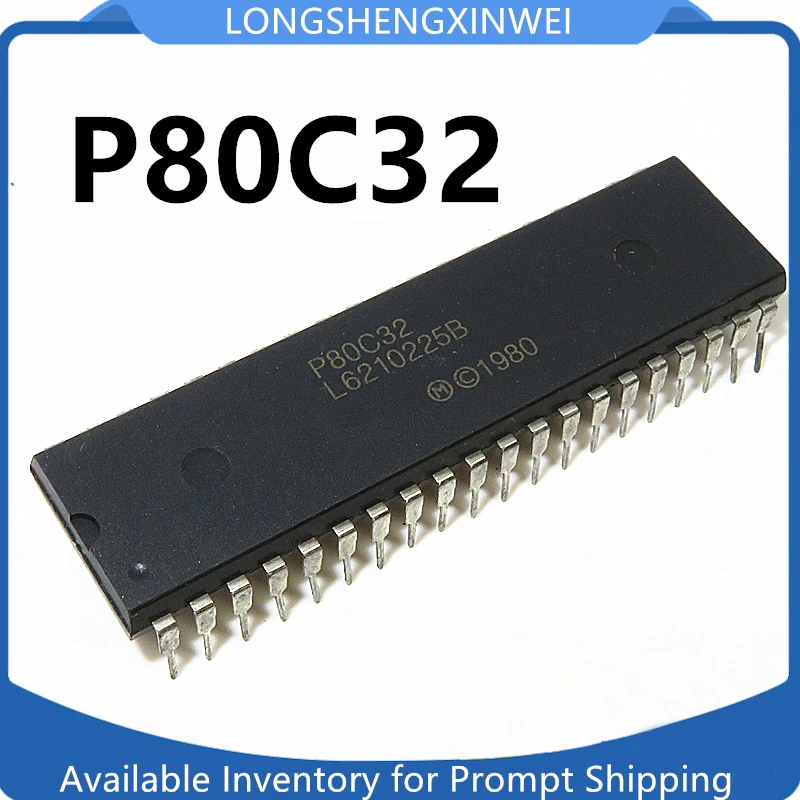 1PCS NEW P80C32 80C32 Low Voltage Microcontroller Chip Direct Insert DIP-40