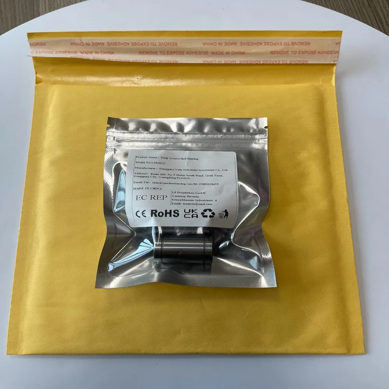 2PCS LM10UU Linear Ball Bearing 10×19×29mm  Precision Ground for CNC, 3D Printer, Linear Guide