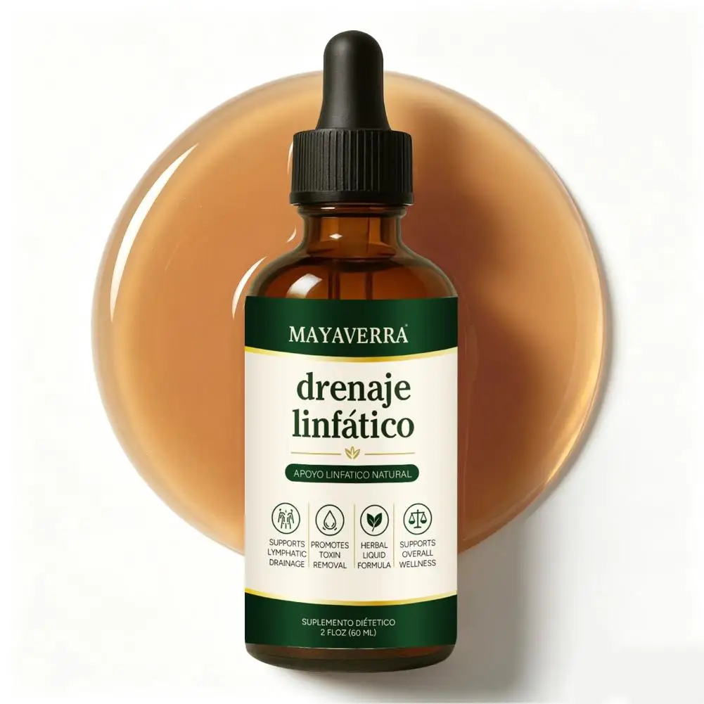 1-10Box Lymphatic Drainage Drops 60ml, Natural Herbal Extracts Fast Absorption Dietary Supplement Relief Swelling Daily Care