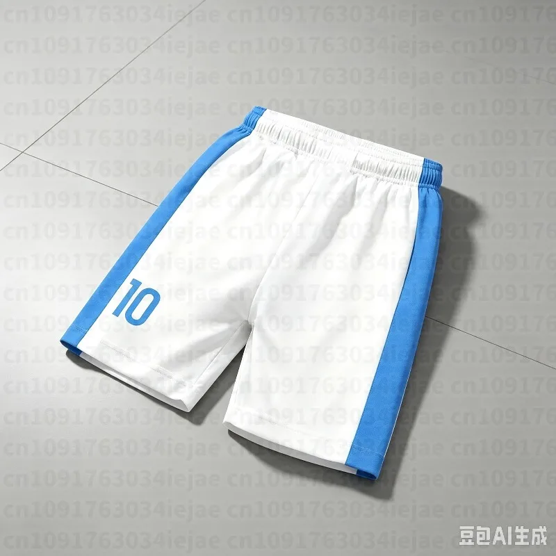 2026 Summer 3D Printing # 10 Football Shorts for Adults and Children's Leisure Sports Daily Exercise Casual Shorts