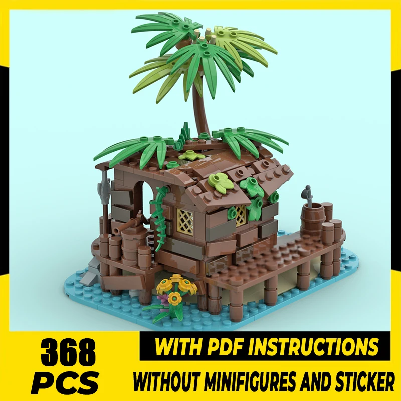 

Moc Building Blocks Pirate Shed Barracuda Bay Extension Pirates Model Technology Bricks Assembly Holiday Construstion Toy Gifts