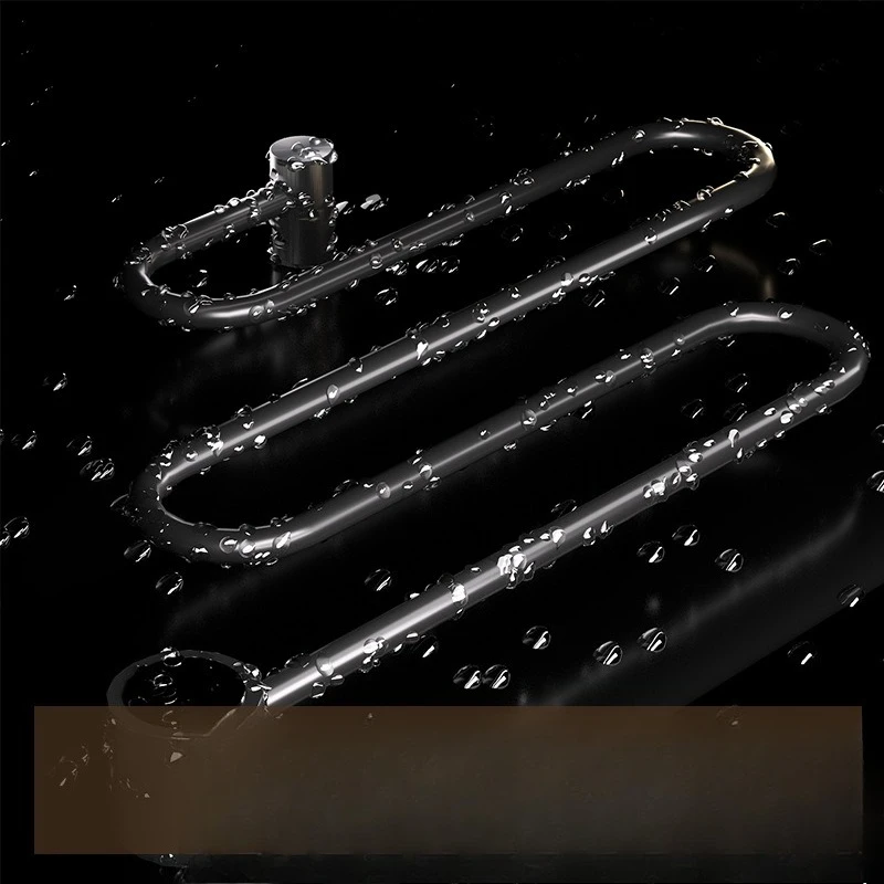 الراقية فيلا B & B ضوء فاخر الفن ألياف الكربون منشفة كهربائية رف منشفة استحمام تجفيف الرف #4