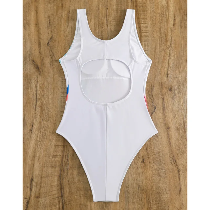 Summer 2024 Print Sexy One Piece Swimwear Women Swimsuits Closed For Swimming Wear Bodysuit Bathing Suits Beachwear Pool Bather