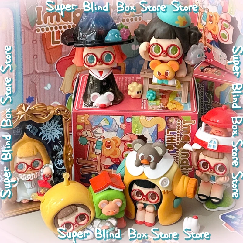 

Genuine Pepper Whimsical Little Hat Blind Box Mystery Box Toys Trendy Trinkets Cute Figurines Children Surprise Birthday Gift