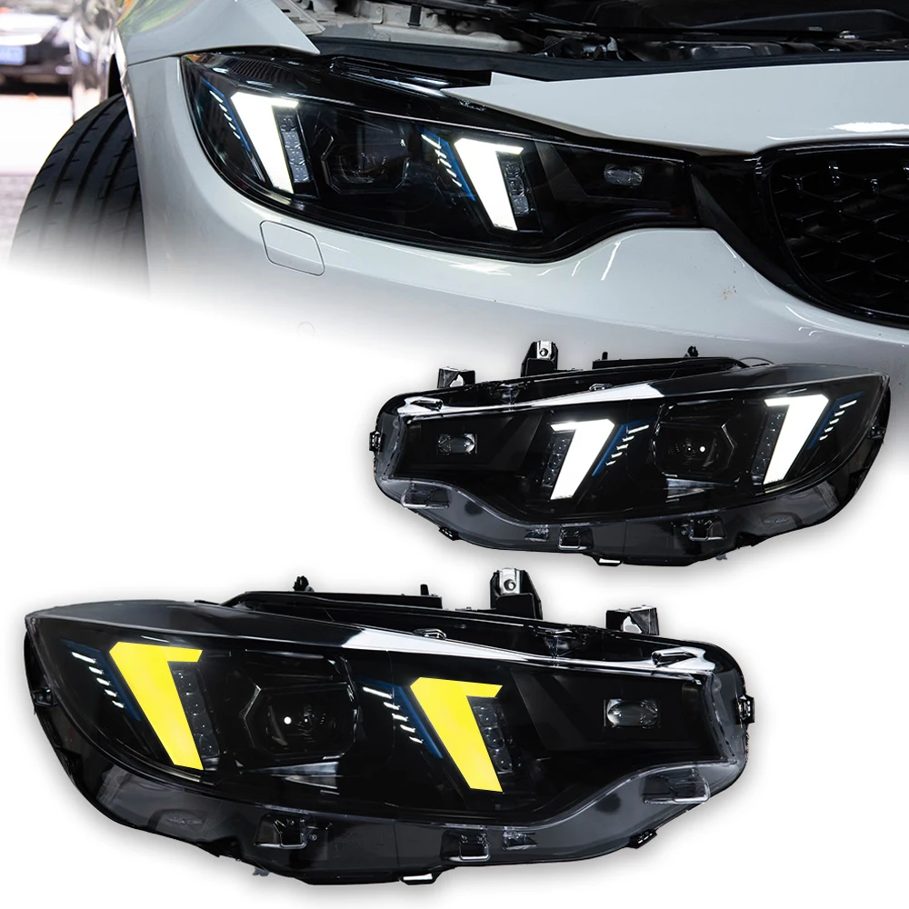 New Design Head Lamp For BMW 4 Series F32 LED Headlight Projector Lens 2013-2018 F36 F80 F33 F82 M3 Head Lamp Drl Automotive