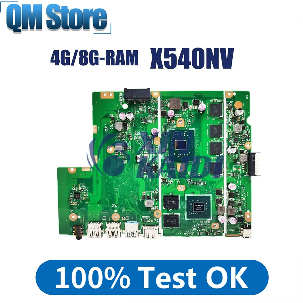 

Compute Mainboard For ASUS X540N X540NV D540NV F540NV A540NV R540NV Laptop Motherboard with CPU N3450 N4200 4GB 8GB RAM