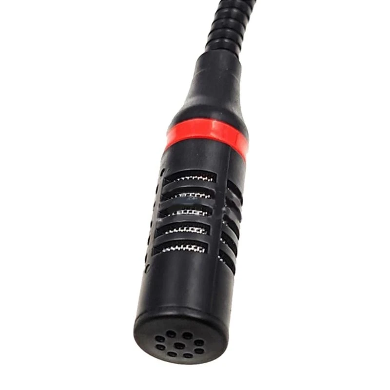 High Sensitivity -32dB±3dB Mic Metal Gooseneck Microphone 2.2KΩ Impendance for Live Presentations Vehicle Announcements