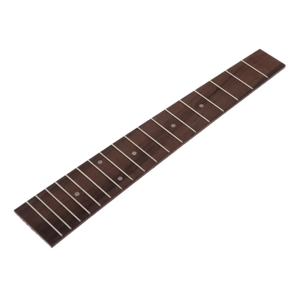 Rosewood Ukulele Fingerboard Fretboard 18 Frets Wood Guitar Part 26 Inch Accessory for DIY Hawaii