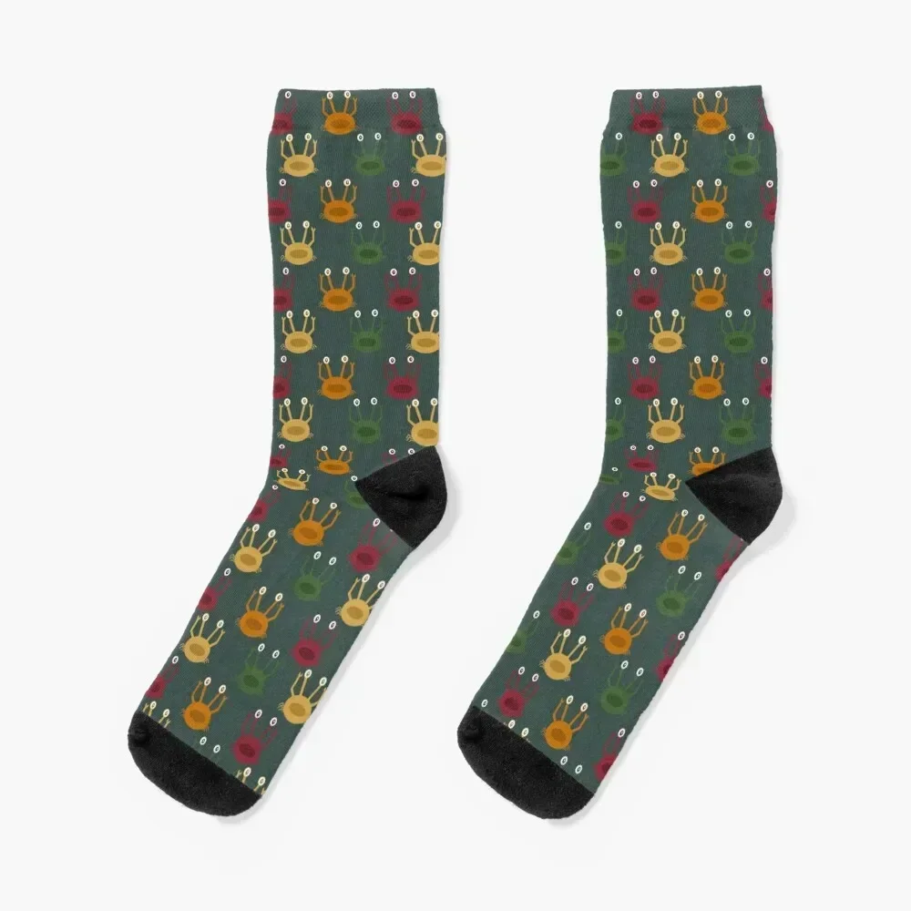 

Fall Crab Pattern Socks christmass gift hiking Socks Men Women's