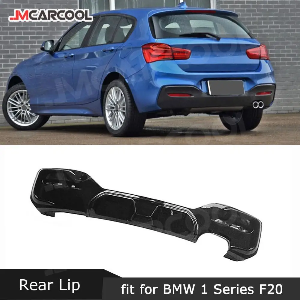 

ABS Rear Diffuser Bumper Lip for BMW 1 Series F20 M Sport M135i M140i 2015 2016 2017 2018 Rear Lip Spoiler OO- Gloss Black