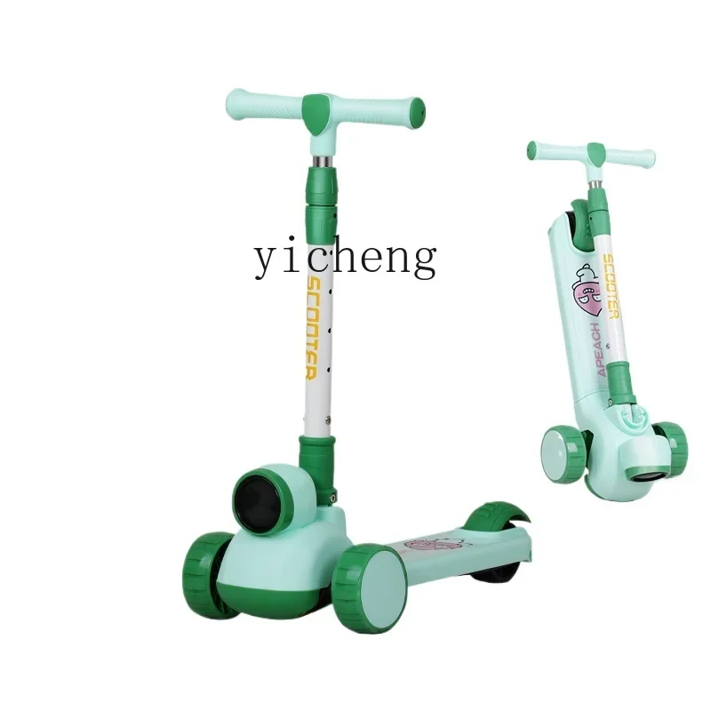 

Tqh Scooter Baby Child Pedal Walker Car Slip Folding Boy and Female Balance Car