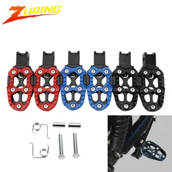 Motorbike Rear Anti Slip Pedal Foot Pedal Universal Motorcycle Aluminum Alloy Pedals Moto Tuning Spare Parts