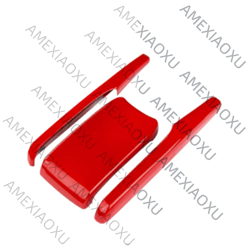 

Strange 3 PCS Red Car Central Console Interior Sticker Central Console Armrest Box Trim Cover For Honda Civic 10Th 2016-2021