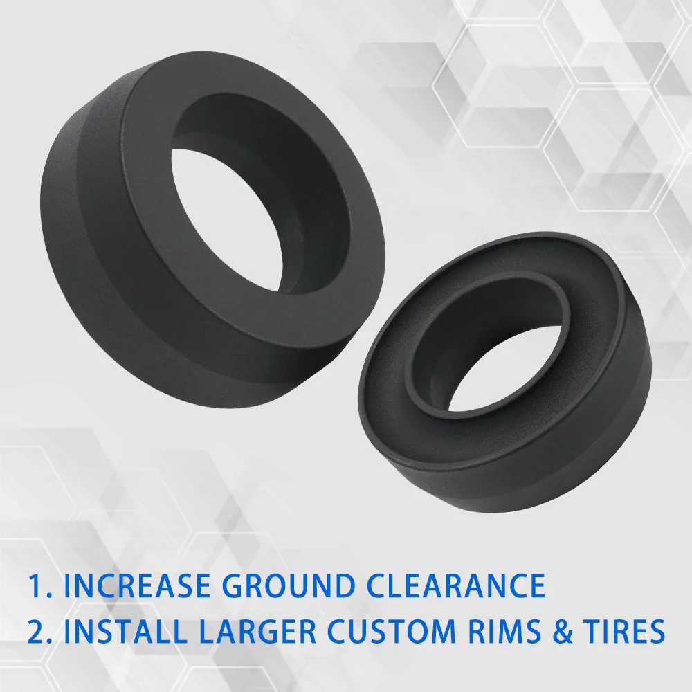 3" Front Strut Spacer Leveling Lift Kit For 1994-2011 Ram 2500 3500 2WD For 1994 To 2018 Dodge Ram 1500 2WD