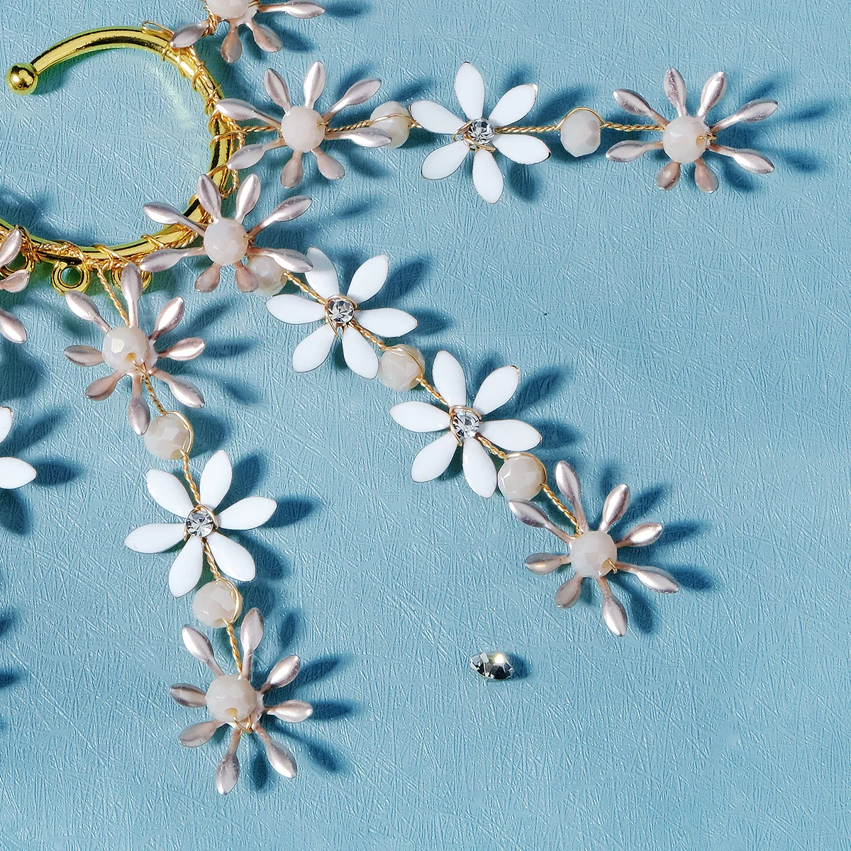 Luxus Königin Ohr Knochen Clip Exquisite Strass Kristall Ohrringe Party Braut Schmuck Zubehör Für Frauen Wichtige Anlass – Detail 11
