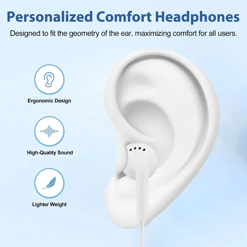 Für Samsung Galaxy A15 A05s A51 A32 A50 A52 A23 A71 A03 A21s S10 Tab A9 Plus EHS61 3,5mm Wired Kopfhörer In-Ear Ohrhörer Kopfhörer – Detail 5