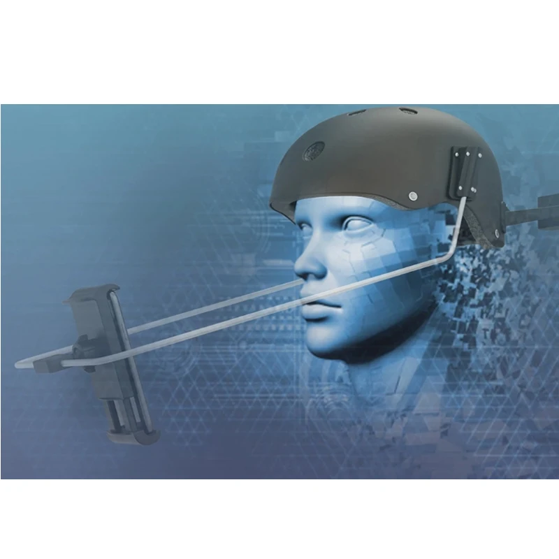 iphoneX series/go p ro/camera/RTS markless point/head-mounted facial expression capture helmet