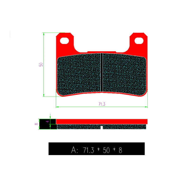 Ceramic Front Rear Brake Pads for SUZUKI GSXR 600 750 K6/K7/K8/K9/L0 2006-2010 GSXR 1000 207-2008 DL 1000 1050 V-Strom