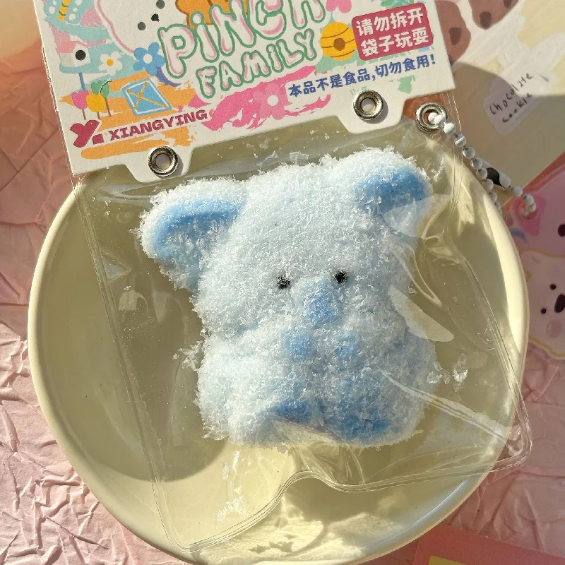 

Squishy Kawaii Mini Plush Silicone Critter Rabbit Bear Baby Elephant Cheese Cat Pendant Girl Holiday Birthday Delicate Cute Gift