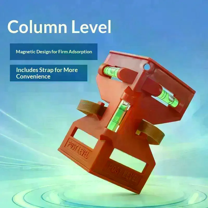 Magnetic Column Level Adjustable Folding Elastic Ring Suitable Pipeline Tree Columns