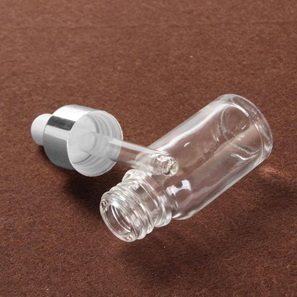 

10 Pcs Droppers Durable Essence Bottles Essential Oil Containers Reusable Transparent Simple
