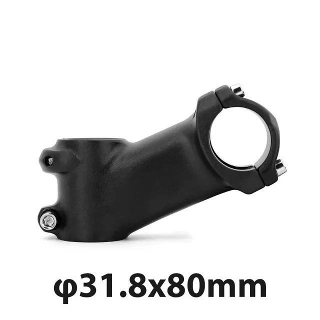 25° Ultralight Stem 31.8mm 70-110mm Matte Black MTB Road Bike Part